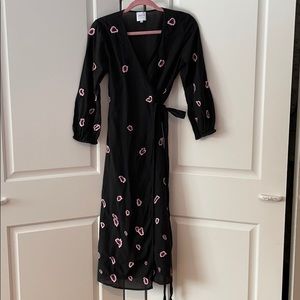 Misa Los Angeles Wrap Dress XS
